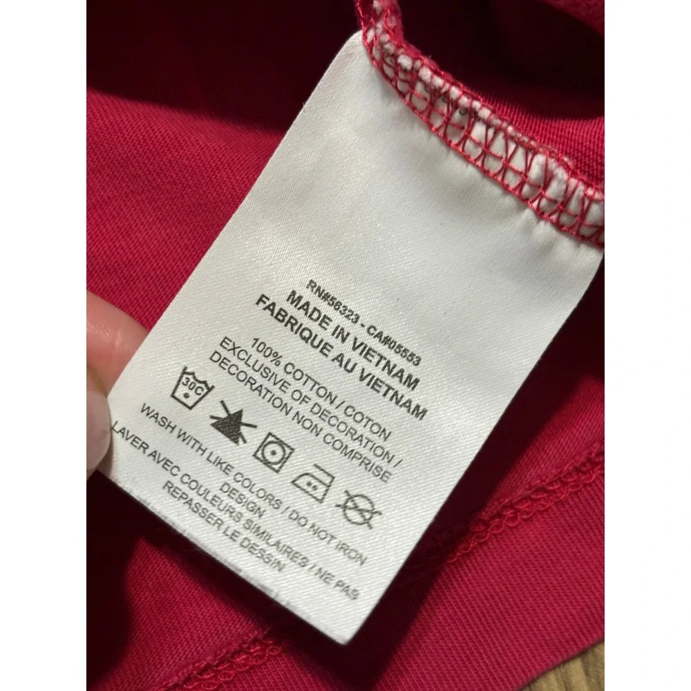 Jordan Shirt Men Size Large Red Jumpman Graphic Short Sleeve Cotton